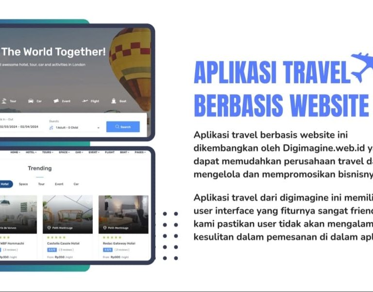 Aplikasi Travel Online berbasis website